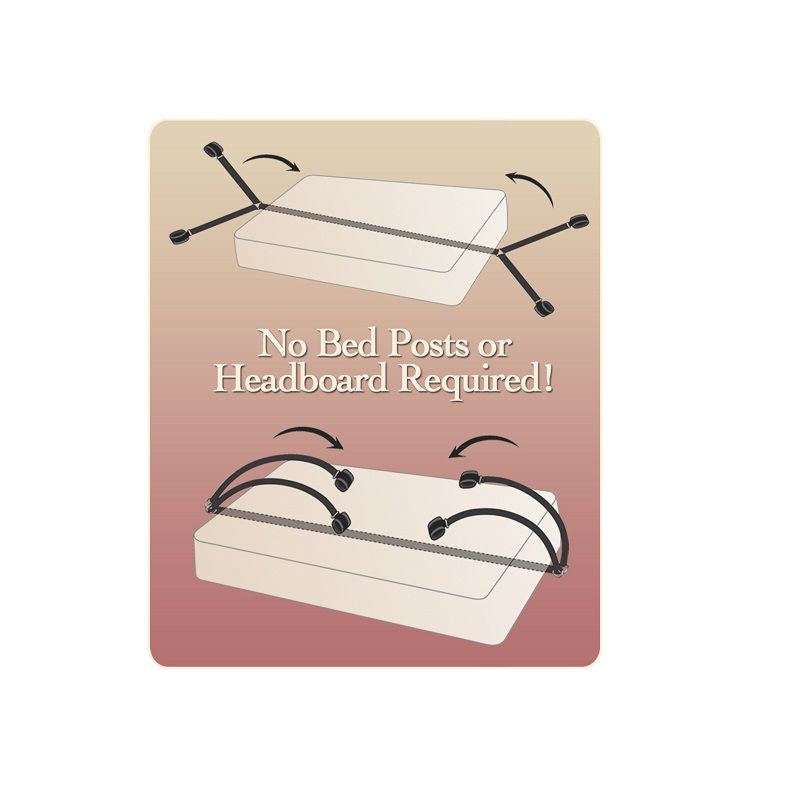 FETISH FANTASY SERIES – Bed bindings restraint kit