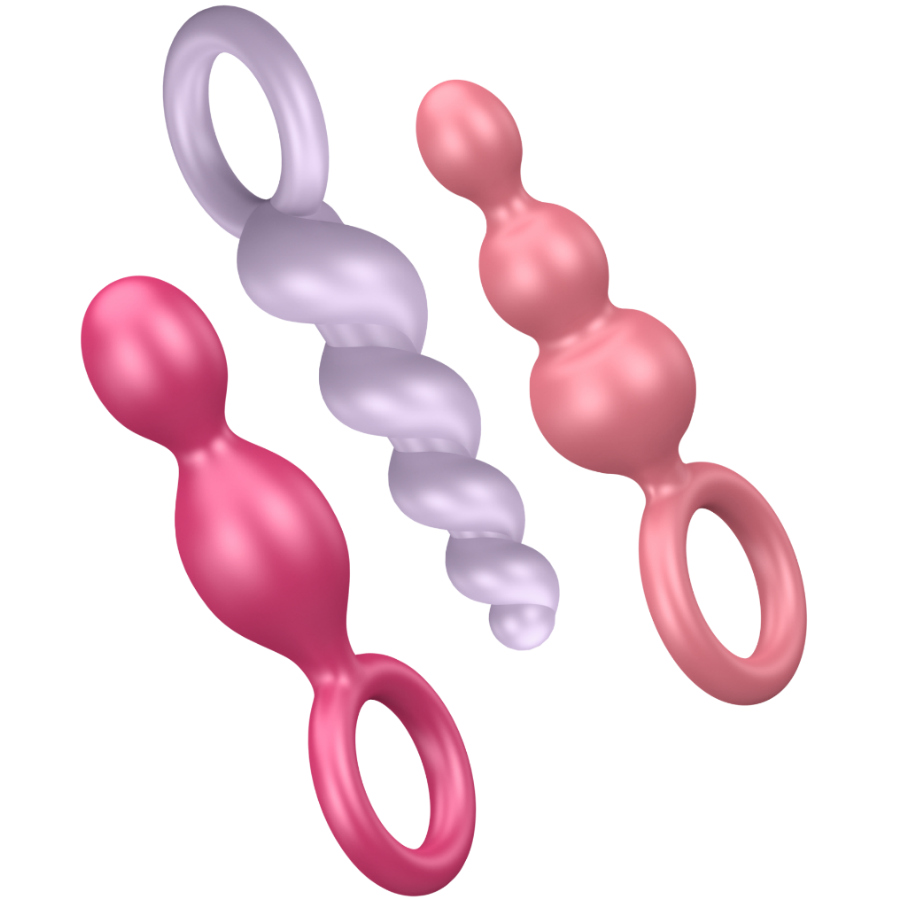 SATISFYER – JEU DE BOUCHONS ANAL 3 PCS