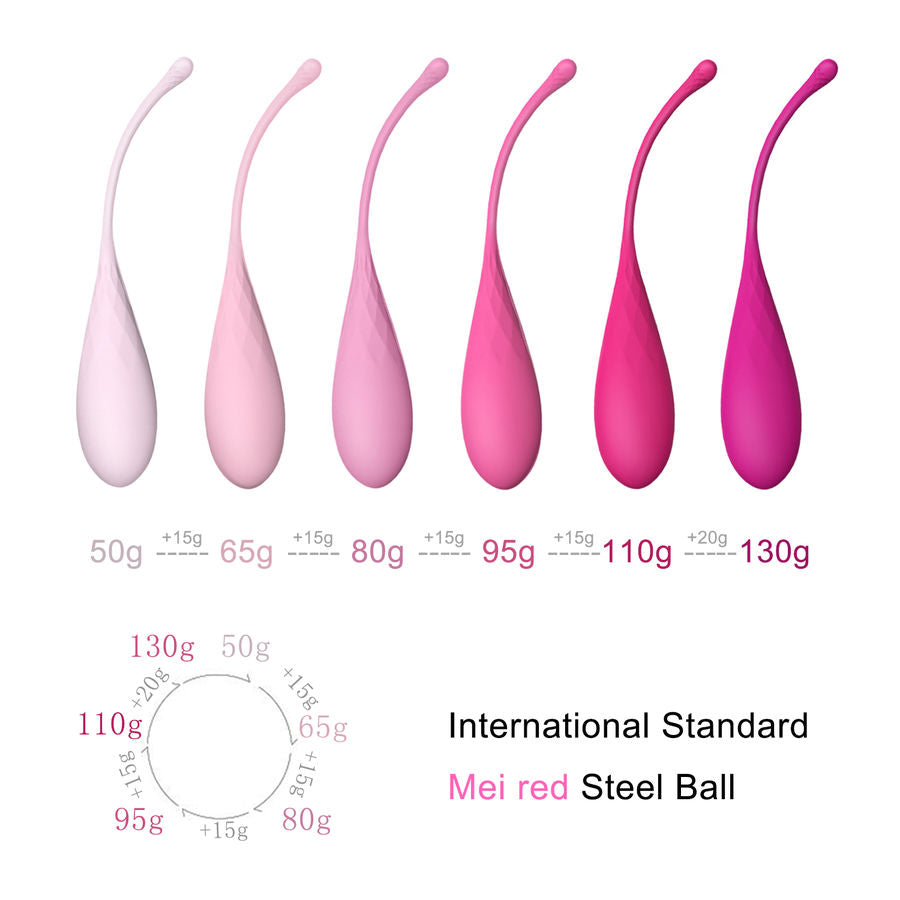 LESLIE Kegel Fit – Beckenbodentrainer-Set, 6-teilig