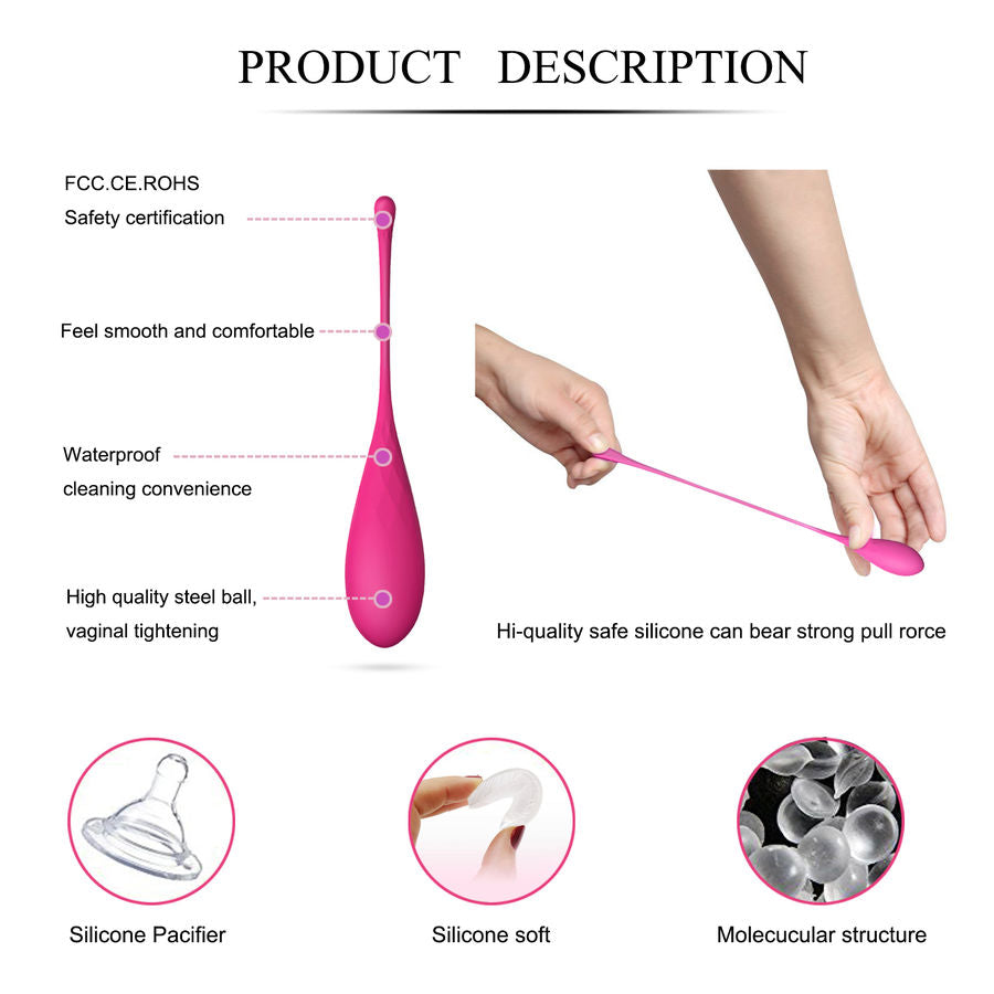 LESLIE Kegel Fit – Beckenbodentrainer-Set, 6-teilig
