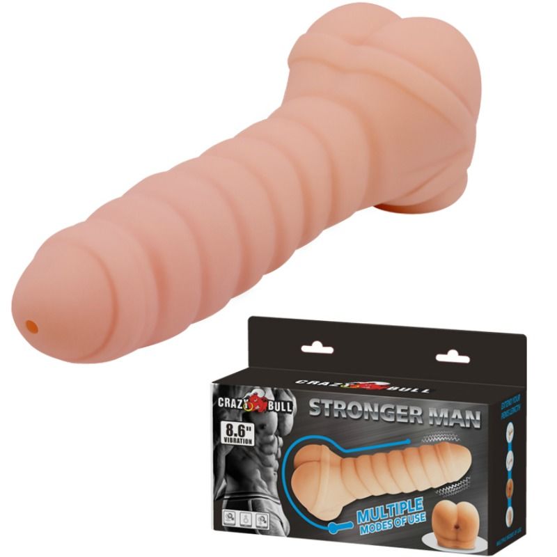 CRAZY BULL – Multifunctional penis 21.8 cm