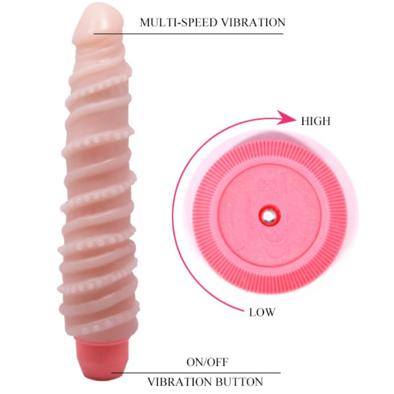 BAILE Flexi Vibe Sensual – Spiral vibrator 19.5 cm