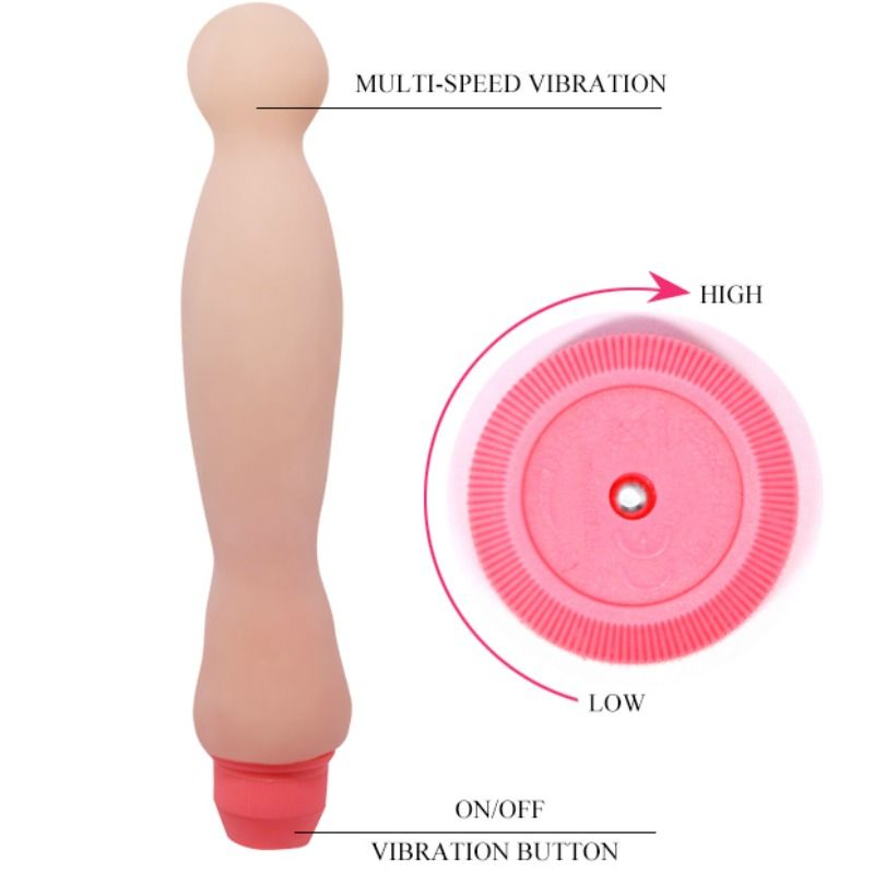 BAILE Flexi Vibe Sensual – Flexibler Vibrator für G-Punkt und Prostata, 22 cm