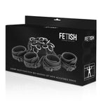FETISH SUBMISSIVE – Set di cravatte da letto con fodera in noprene