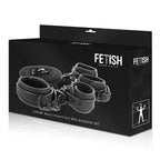 FETISH SUBMISSIVE – Set of handcuffs and ties with noprene lining