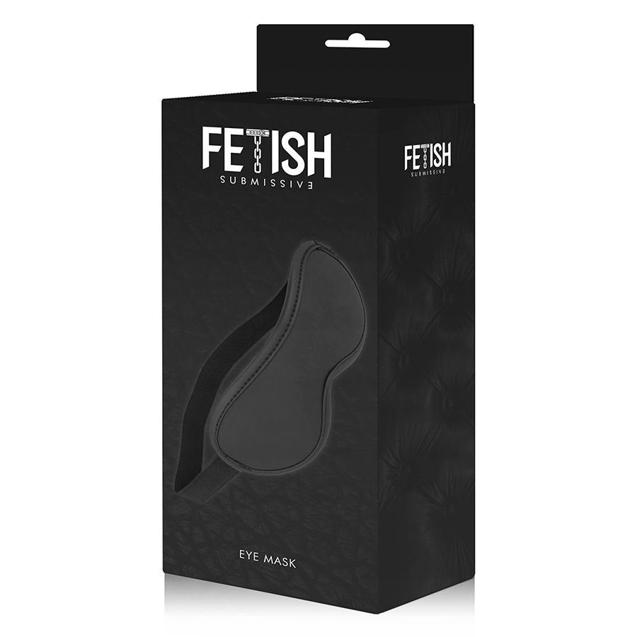 FETISH SUBMISSIVE Vegane Ledermaske II – mit elastischem Riemen