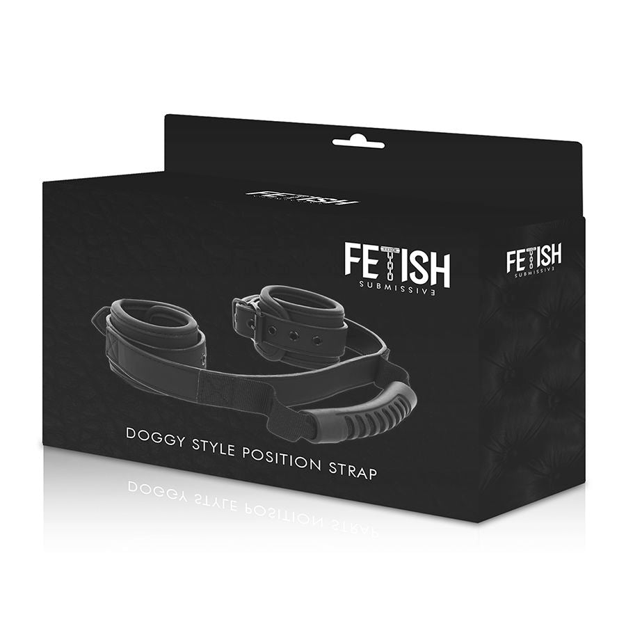 FETISH SUBMISSIVE – Manette con fodera in noprene e maniglia