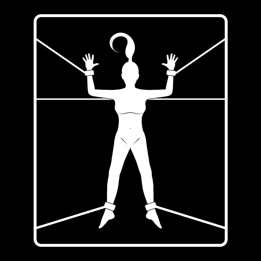 FETISH SUBMISSIVE – Set of handcuffs and ties with noprene lining
