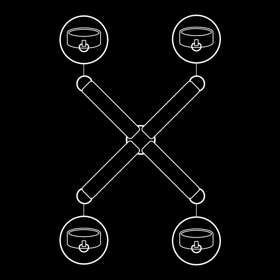 FETISH SUBMISSIVE – Vegan leather handcuff union