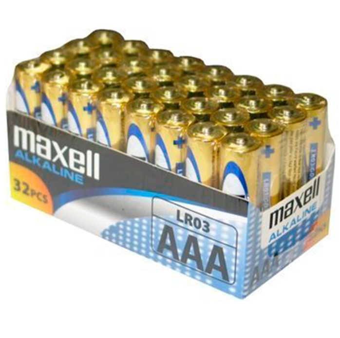 MAXELL – Pile AAA LR03, lot de 32