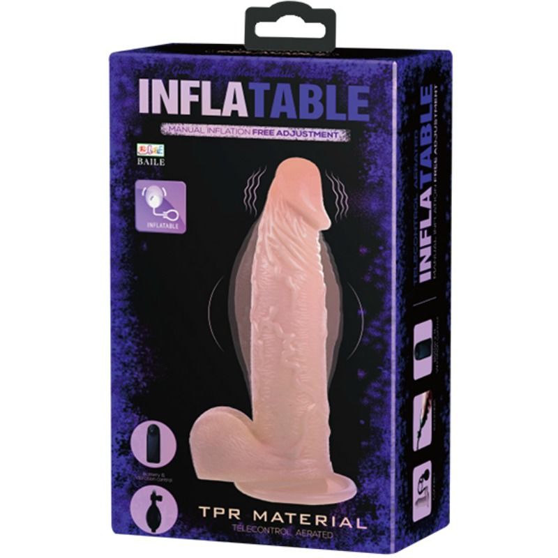 BAILE – Realistischer vibrierender und aufblasbarer Dildo