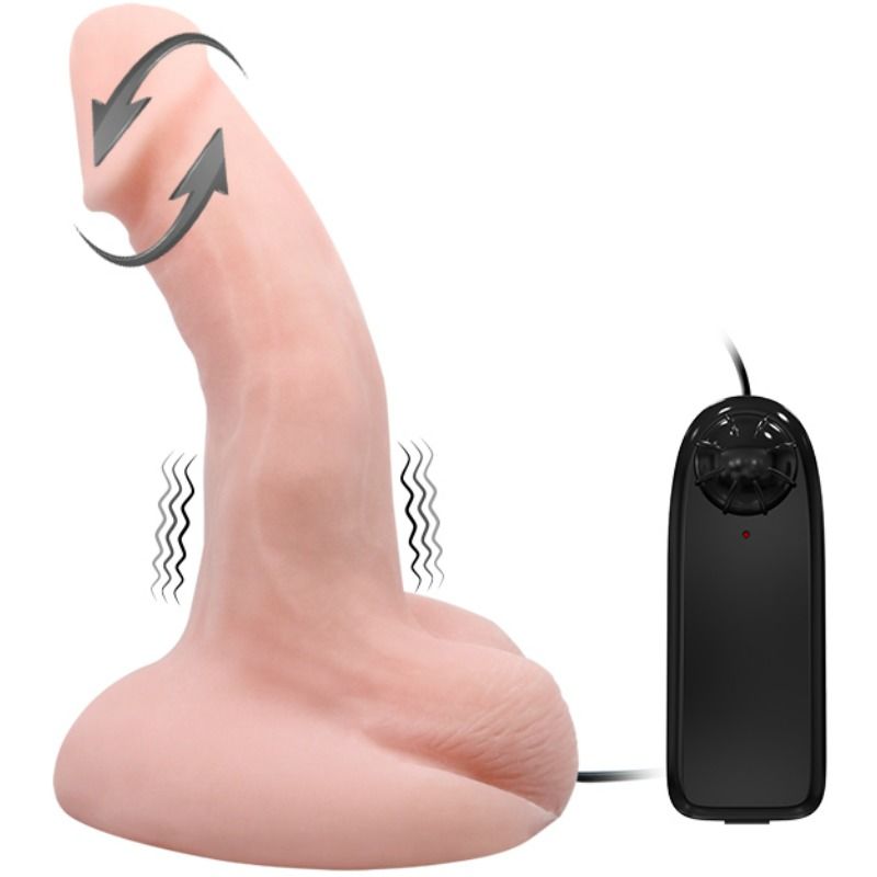 BAILE – Dildo mit Vibrations- und Rotationsfunktion