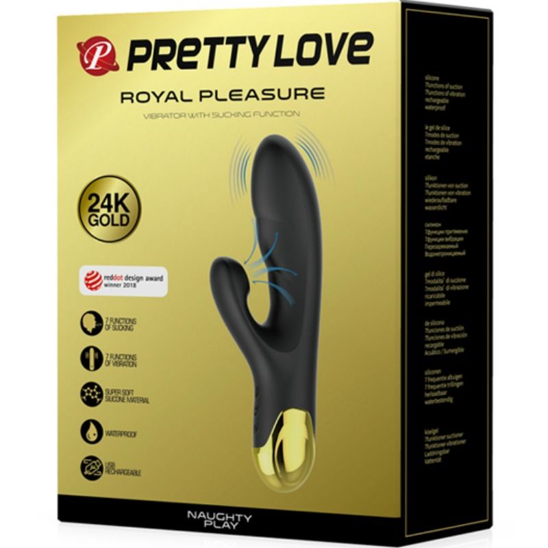 PRETTY LOVE Naughty – Vibrator mit Saugfunktion