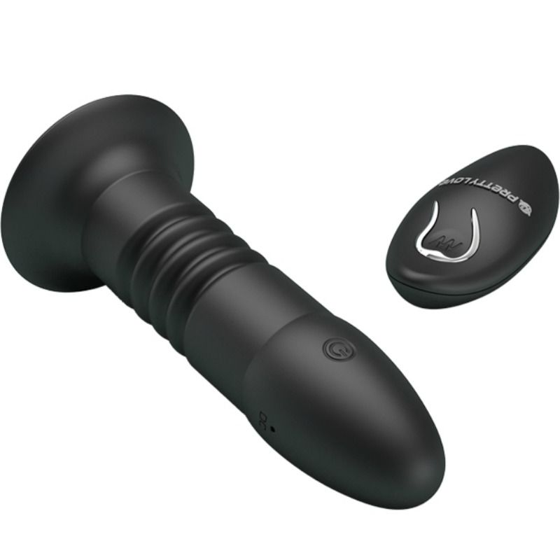PRETTY LOVE Magic Finger Plug – Analplug mit Auf-und-Ab und Vibration