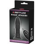 PRETTY LOVE Magic Finger Plug – Analplug mit Auf-und-Ab und Vibration