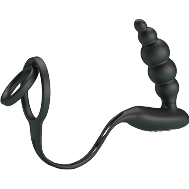 PRETTY LOVE – Penis rings with vibrator plug