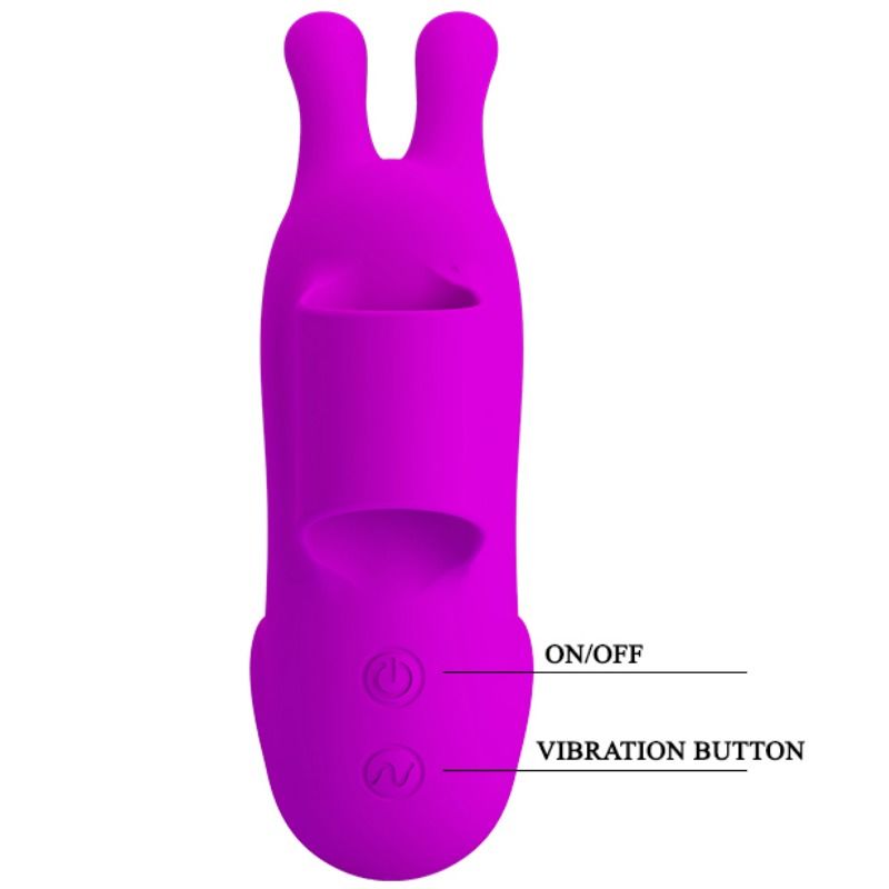 PRETTY LOVE Smart Fingervibrator mit Kaninchen – wiederaufladbar