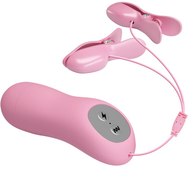 BAILE – Vibrierende Nippelklemmen mit Elektroschock-Funktion