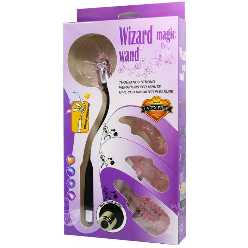 BAILE – Stimolatore bacchetta magica wizard con vibrazione