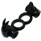 BAILE Sweet Ring – Doppelring mit Doppelhasen
