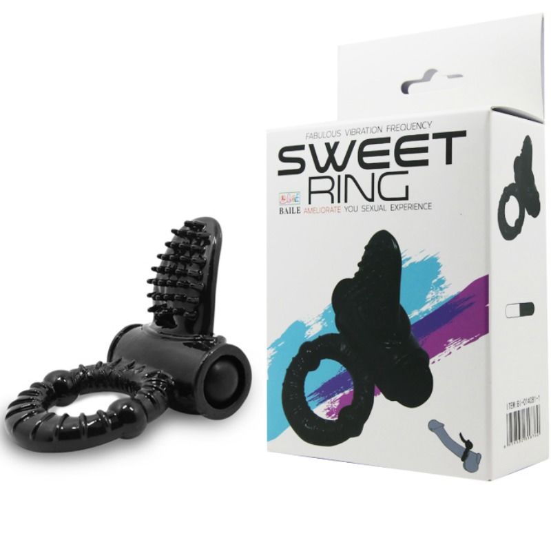 BAILE Sweet Ring – Vibrating Ring with textured rabbit