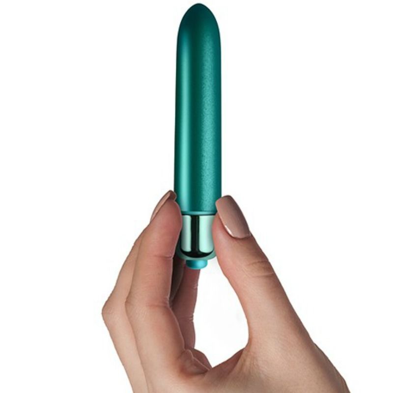 ROCKS-OFF Touch of Velvet – Vibrationskugel mit Pfauenfeder-Design