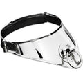 METAL HARD – Halsband mit Ring und Vorhängeschloss, 12,5 cm