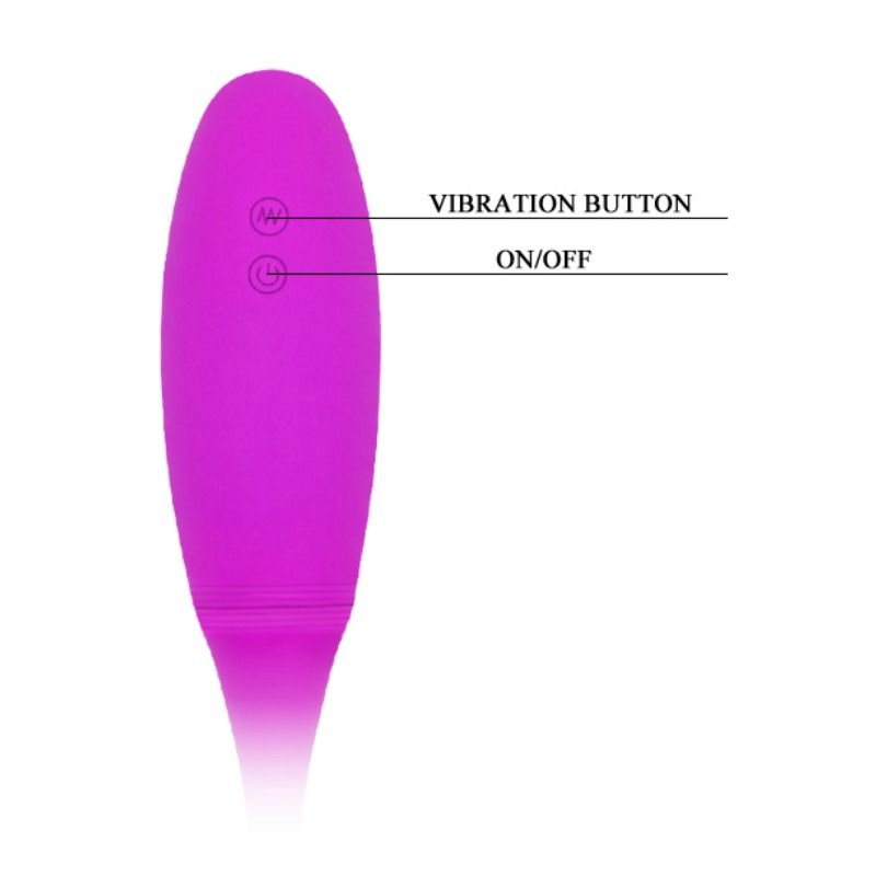 PRETTY LOVE Smart Snaky Vibe – Doppelvibrator für Paare, 2 Motoren