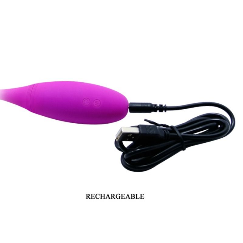 PRETTY LOVE Smart Snaky Vibe – Doppelvibrator für Paare, 2 Motoren