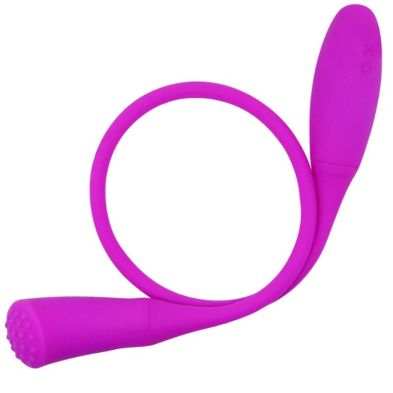 PRETTY LOVE Smart Snaky Vibe – Doppelvibrator für Paare, 2 Motoren