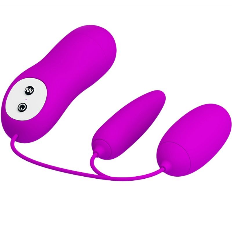 PRETTY LOVE Irma – Double oeuf vibrant