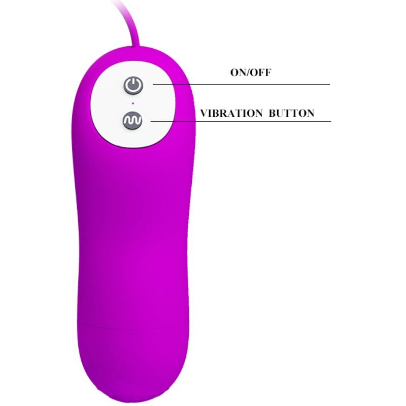 PRETTY LOVE Irma – Double oeuf vibrant