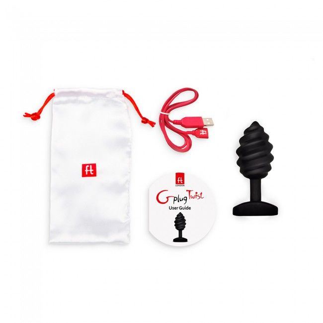G-VIBE Plug Twist – Gplug  with Vibration black