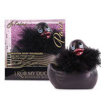 BIG TEASE TOYS I Rub My Duckie 2.0 Paris – Vibrierende Badeente in Schwarz