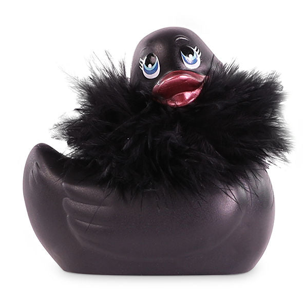 BIG TEASE TOYS I Rub My Duckie 2.0 Paris – Vibrierende Badeente in Schwarz