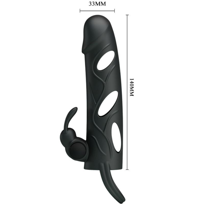PRETTY LOVE – Copertura in silicone con vibrazione 14 cm 2.0