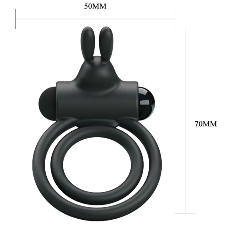 PRETTY LOVE Osmond – Vibrationsring aus Silikon für Paare