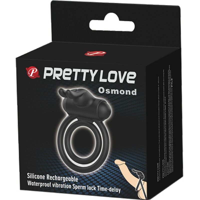 PRETTY LOVE Osmond – Vibrationsring aus Silikon für Paare