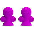 PRETTY LOVE Nippelstimulatoren – 12 Vibrationsmodi, lila