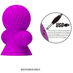 PRETTY LOVE Nippelstimulatoren – 12 Vibrationsmodi, lila