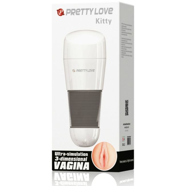 PRETTY LOVE Kitty – Weisser Vagina-Masturbator