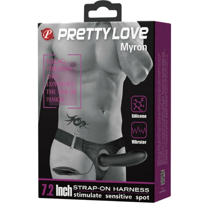Pretty Love – Myron Strap-On mit Vibration