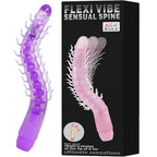 BAILE Flexi Vibe Sensual Spine – Biegbarer Vibrierdildo, flieder, 23,5 cm
