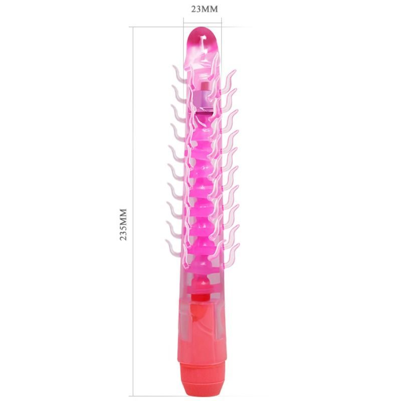 BAILE Flexi Vibe Sensual Spine – Bendable vibrating dildo lilac 23.5 cm