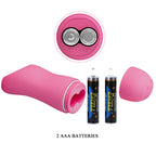 BAILE – Vibrierende Brustwarzenklammern mit Elektroschock, fuchsia