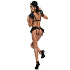ME-SEDUCE – BABETTE SET BLACK XXL/XXXL
