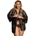 SUBBLIME Queen Plus – Lace peignoir maniche svasate