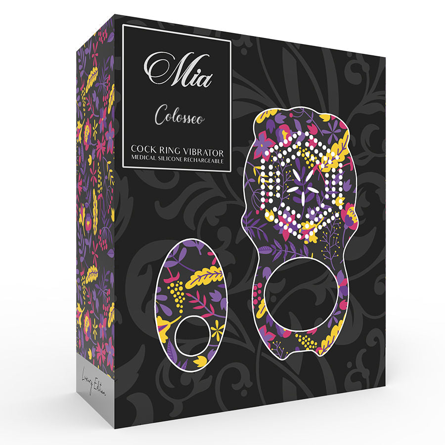 MIA Colosseo – Vibrationsring mit Fernbedienung, Schwarz