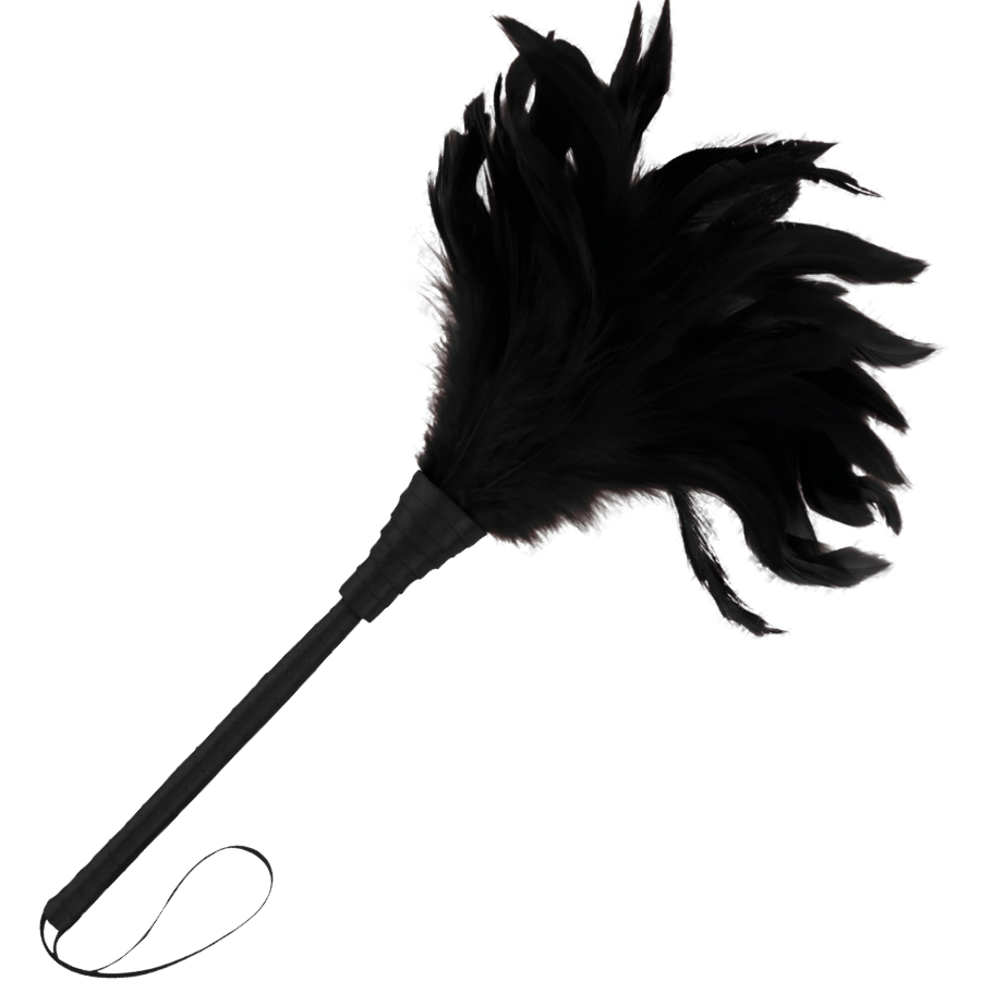 DARKNESS Lux – Kitzelfeder-Stimulierstift, Schwarz
