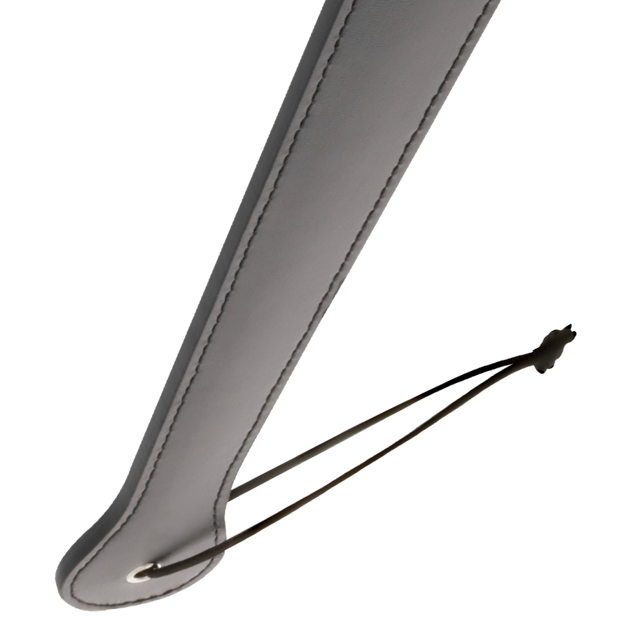 DARKNESS Fetischpaddel – Schwarz mit Spikes, 48 cm